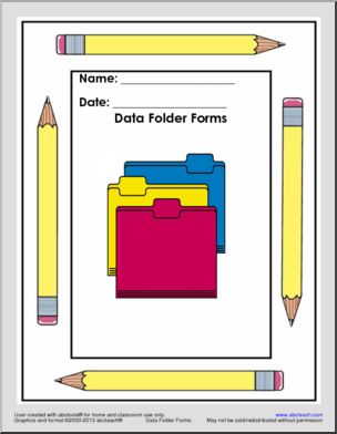 Data Folder Forms (elementary-middle)