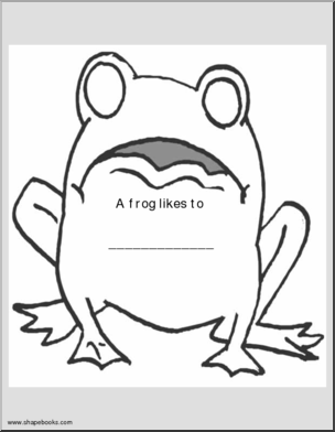 Shapebook: A Frog Lives in the Pond