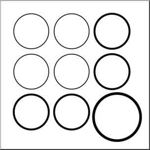 Clip Art: 2×2 Calculation Grid C