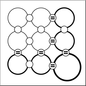 Clip Art: 2×2 Calculation Grid CC