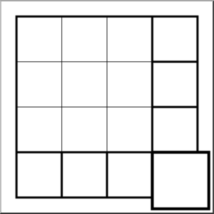Clip Art: 3×3 Calculation Grid A