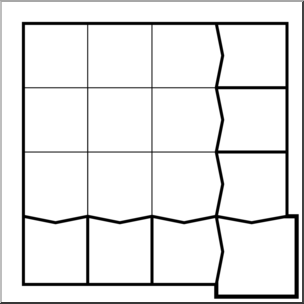 Clip Art: 3×3 Calculation Grid B