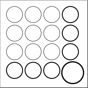 Clip Art: 3×3 Calculation Grid C