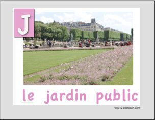 French: Abcdaire : Jardin Public