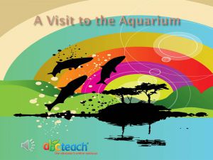 PowerPoint: Presentation with Audio: A Visit to the Aquarium (multi-age)