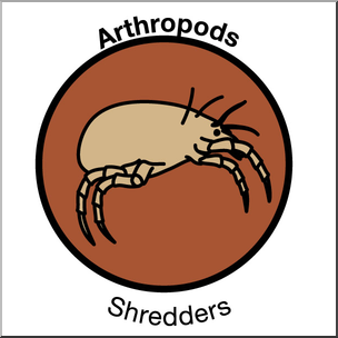 Clip Art: Soil Ecology Icons: Arthropods 2 Color