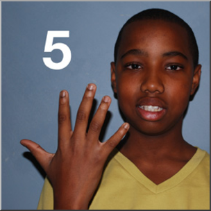 Photo: ASL Numbers 05 A LowRes