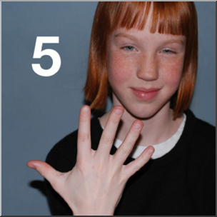 Photo: ASL Numbers 05 B LowRes