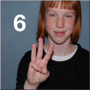 Photo: ASL Numbers 06 B HiRes