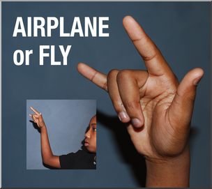 Photo: ASL Vocabulary: Airplane 01 HiRes