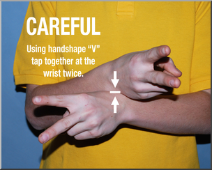 Photo: ASL Vocabulary: Careful 02 HiRes