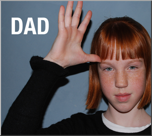 Photo: ASL Vocabulary: Dad 01 HiRes