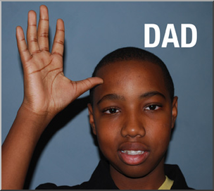 Photo: ASL Vocabulary: Dad 02 LowRes