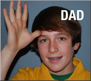 Photo: ASL Vocabulary: Dad 03 LowRes