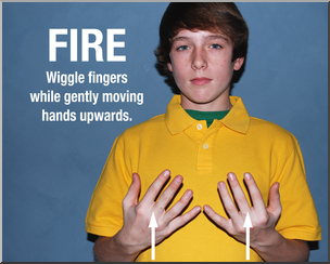 Photo: ASL Vocabulary: Fire 02 HiRes