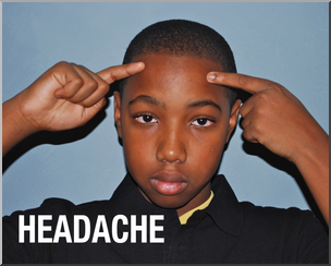 Photo: ASL Vocabulary: Headache 02 HiRes