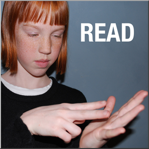 Photo: ASL Vocabulary: Read 01 HiRes