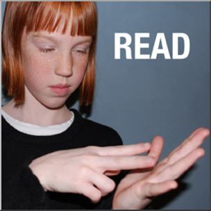 Photo: ASL Vocabulary: Read 01 LowRes