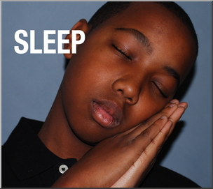 Photo: ASL Vocabulary: Sleep 04 HiRes