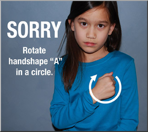 Photo: ASL Vocabulary: Sorry 02 LowRes
