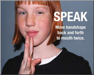 Photo: ASL Vocabulary: Speak 01 HiRes