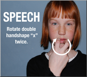 Photo: ASL Vocabulary: Speech 01 HiRes