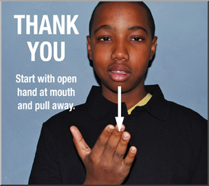 Photo: ASL Vocabulary: Thank You 02 LowRes