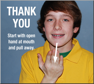 Photo: ASL Vocabulary: Thank You 03 HiRes