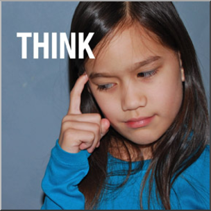 Photo: ASL Vocabulary: Think 01 LowRes
