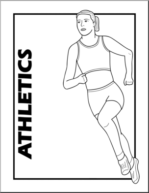 Clip Art: Athletics B&W
