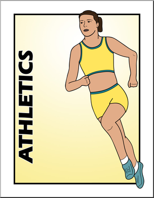 Clip Art: Athletics Color
