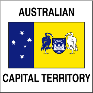 Clip Art: Flags: Australian Capital Territory Color