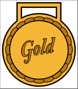 Clip Art: Award Gold Color