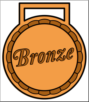 Forbindelse kursiv Distribuere Clip Art: Award Bronze Color – Abcteach
