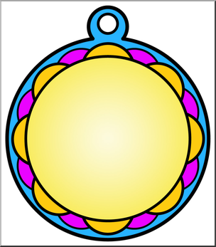 Clip Art: Circle Award 2 Color