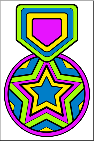 Clip Art: Star Award 2 Color