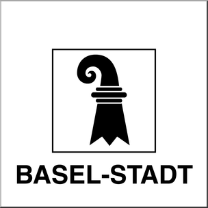 Clip Art: Flags: Basel-Stadt Color