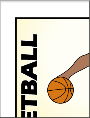 Large Poster: Sports – Basketball (color)