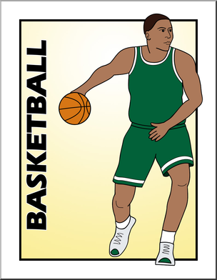 Clip Art: Basketball Color