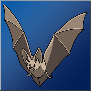 Clip Art: Bat Color