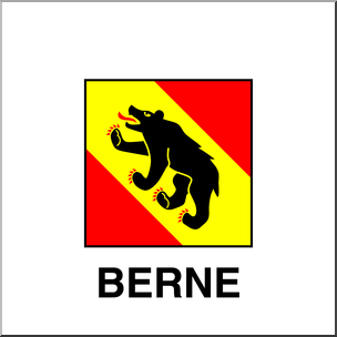 Clip Art: Flags: Berne Color