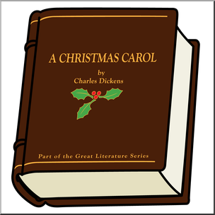 Clip Art: Book: A Christmas Carol Color