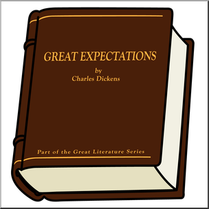 Clip Art: Book: Great Expectations Color