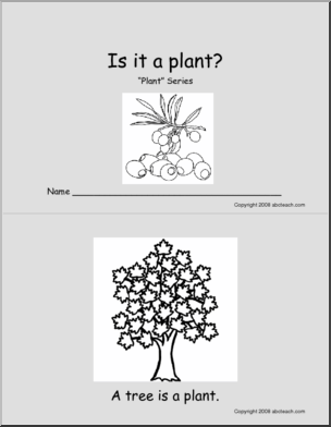 Booklet: Is It a Plant? (primary/elem) -b/w