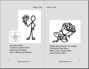 Booklet: Mother’s Day Present (primary/elem)