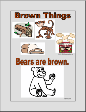 Brown Things (Booklet)’ Coloring Pages