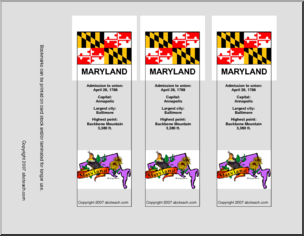 Bookmark: U.S. States – Maryland