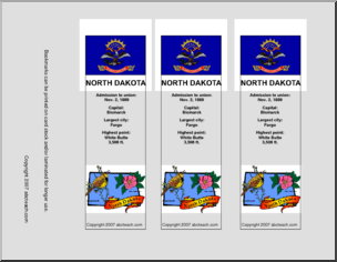 Bookmark: U.S. States – North Dakota