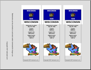 Bookmark: U.S. States – Wisconsin