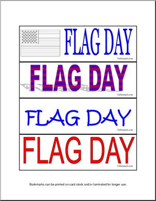 Bookmarks: Flag Day